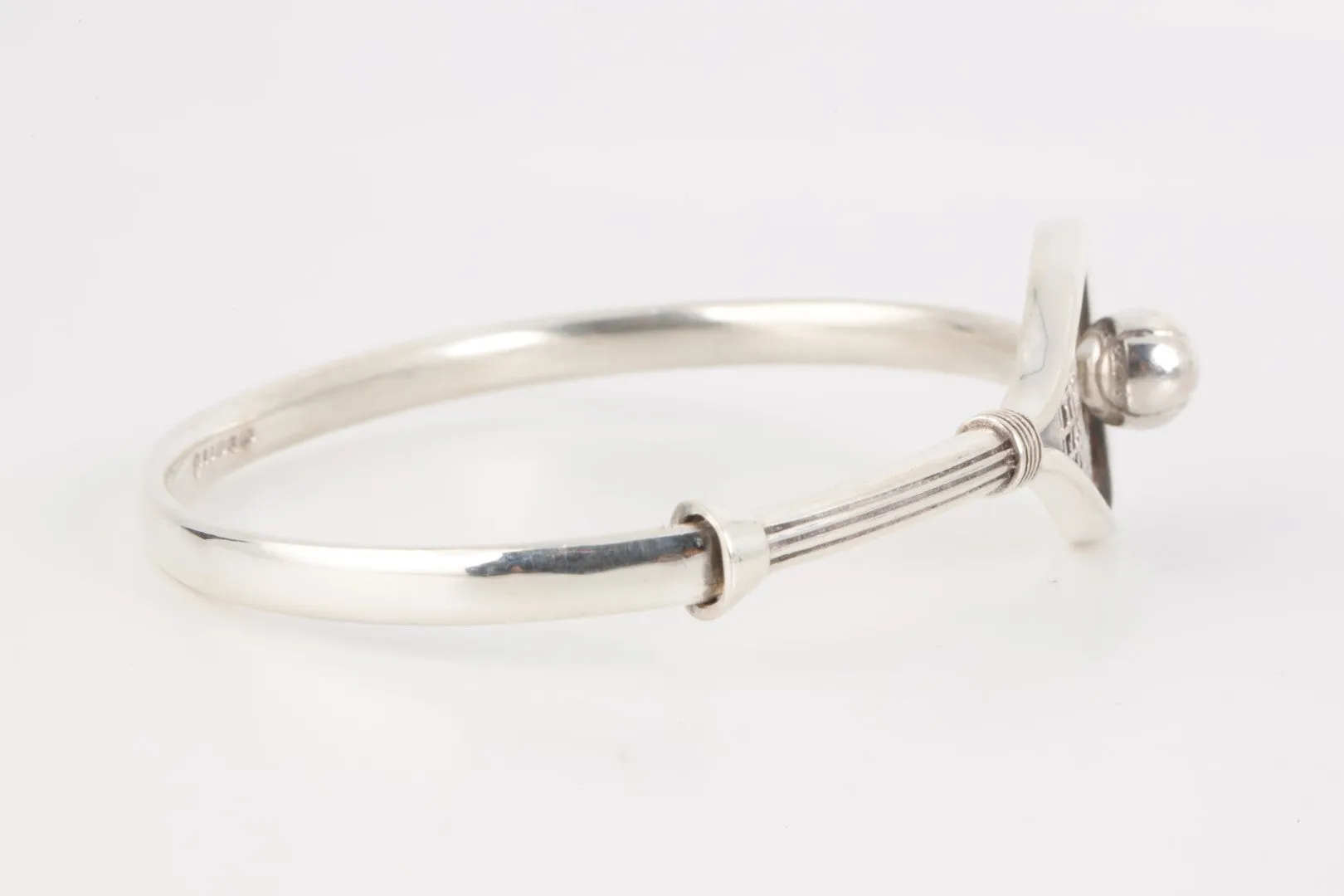 6.5" 925 Silver Tennis Racket Bracelet (19.03g.)