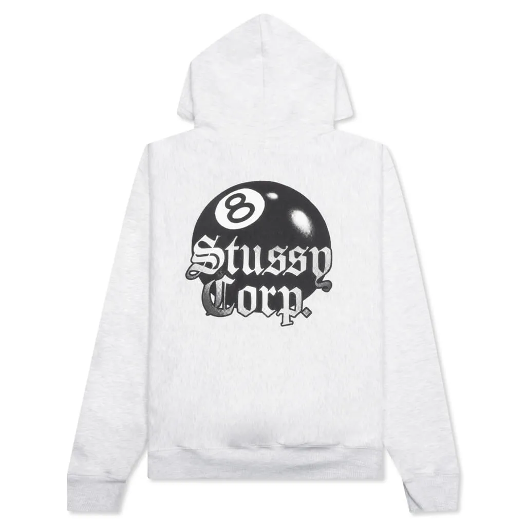 8 Ball Corp. Hoodie - Ash Heather