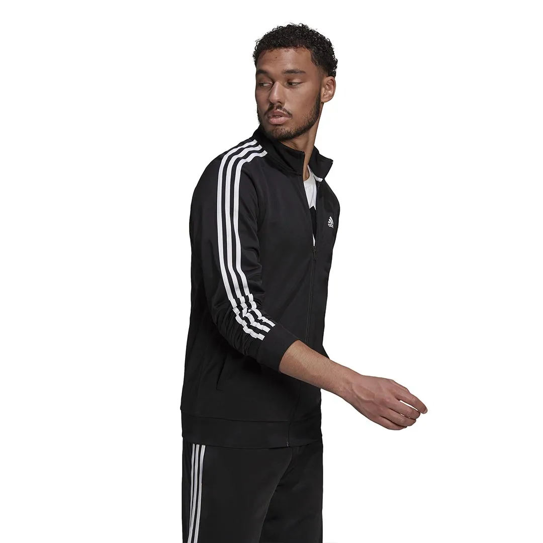 adidas - Men's Essentials Warmup 3 Stripes Track Jacket (H46099)