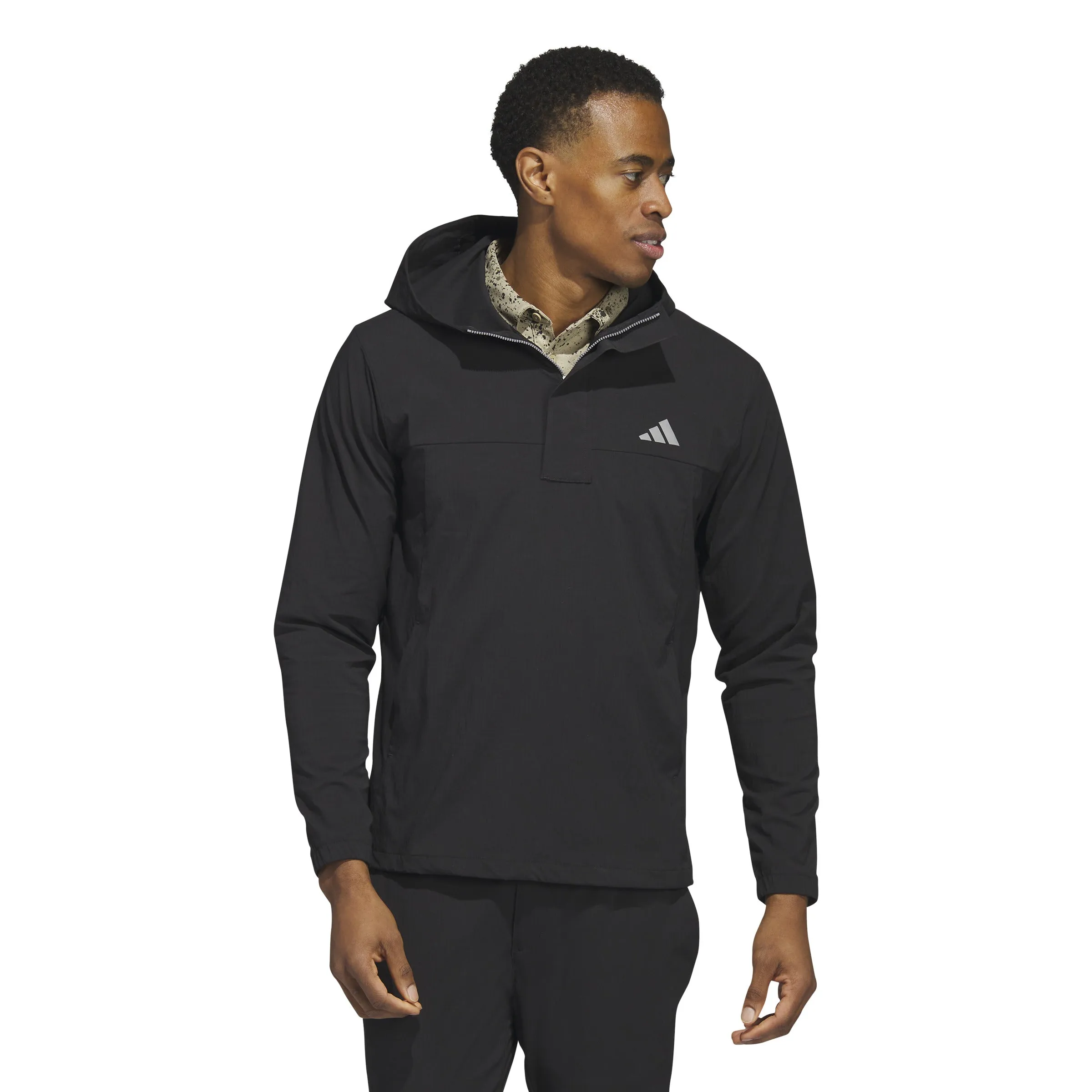 adidas Ripstop 1/4 Zip Golf Hoodie - Black SS23