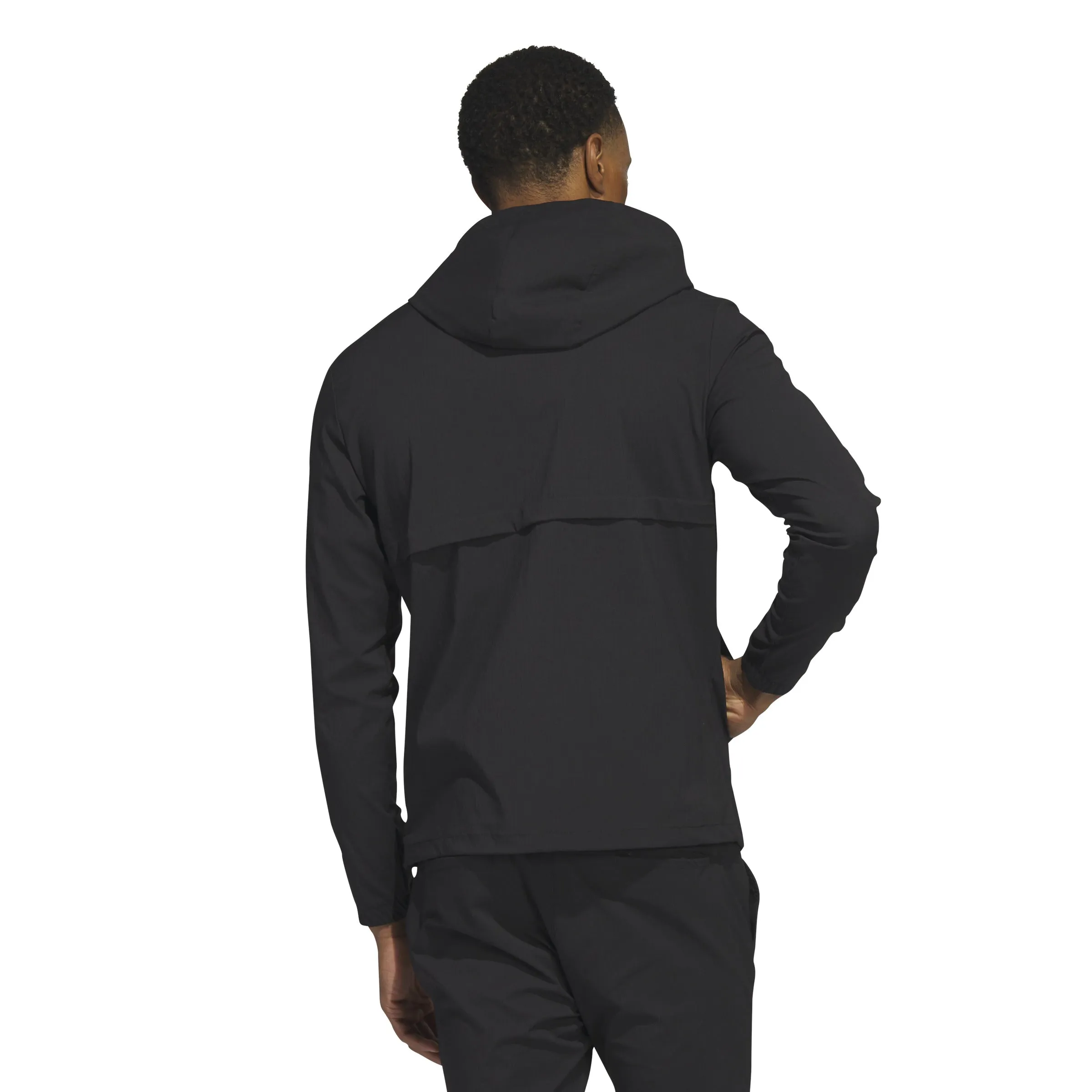 adidas Ripstop 1/4 Zip Golf Hoodie - Black SS23