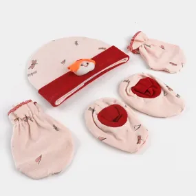 Baby Cap/Hat Socks Mittens 3PCs Set