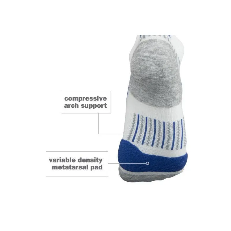 Balega Ultraglide- White/Grey L