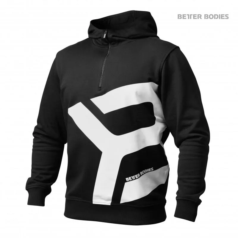 Better Bodies Brooklyn Zip Hood - Black