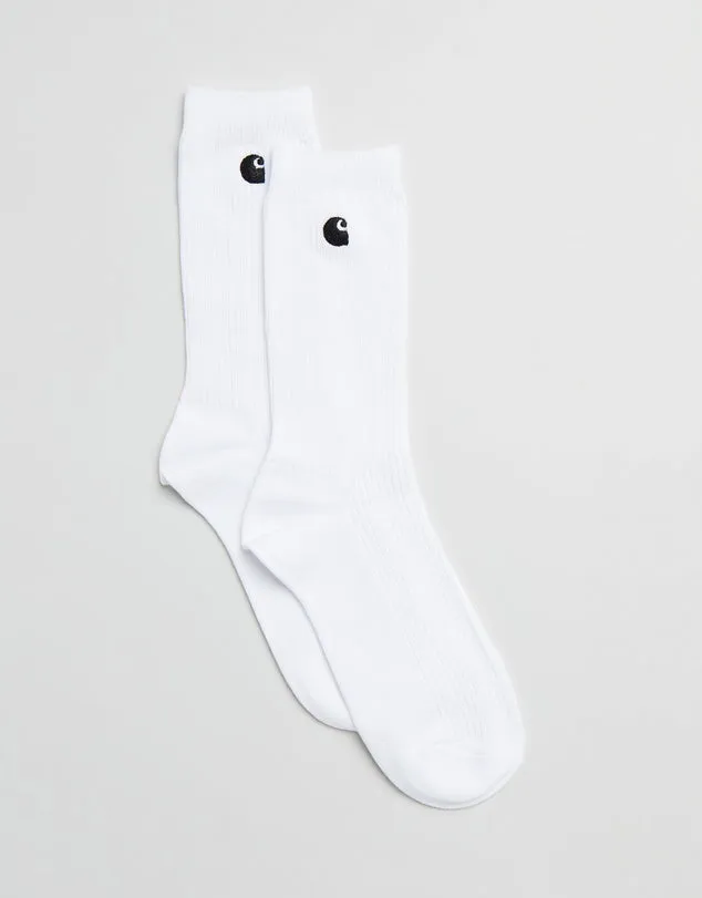 Carhartt Madison Socks 2 Pack - White