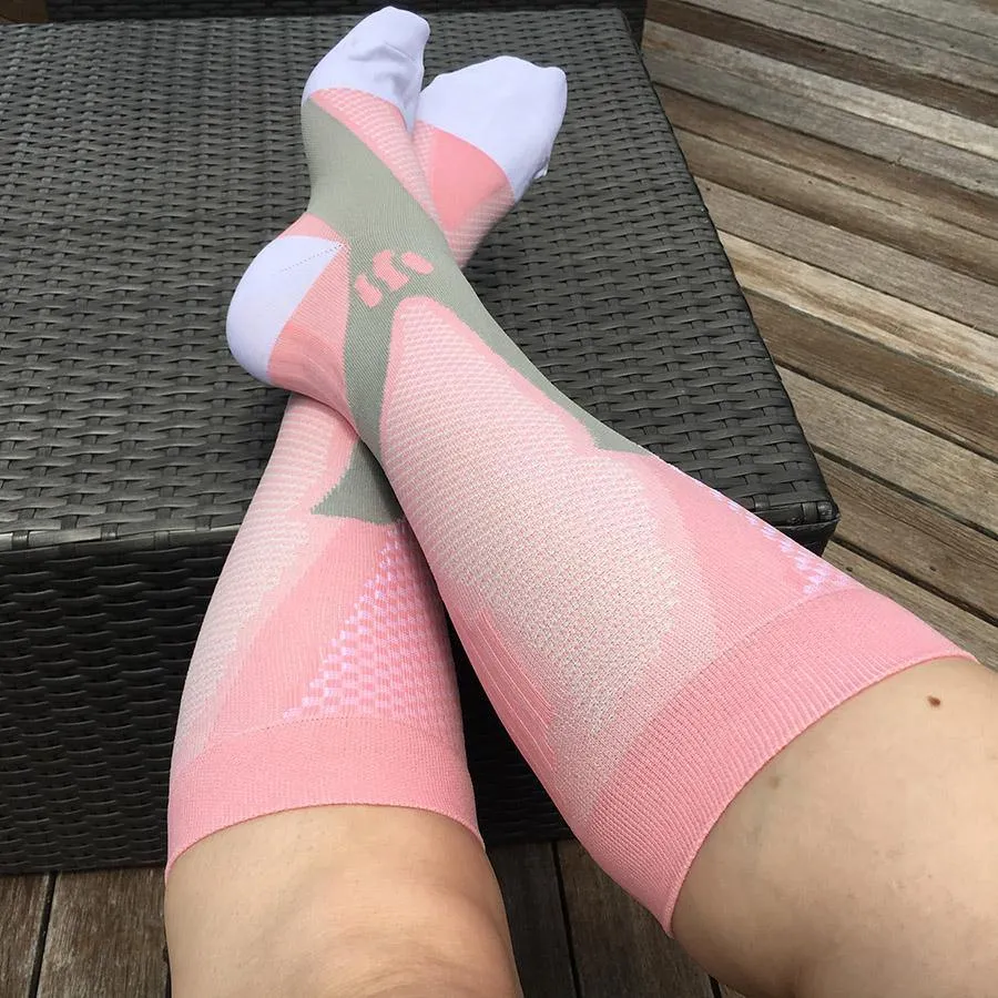 Compression travel socks