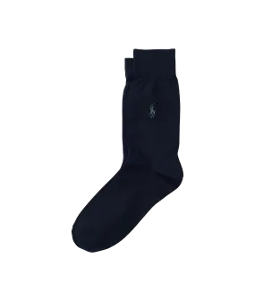 Cotton-blend Dress Sock 2-pack - Navy