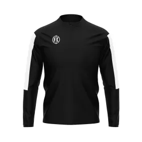 FC 1/4 Zip Microfleece - Black/White