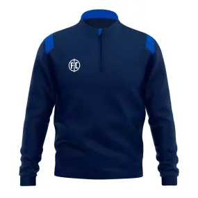 FC Contrast 1/4 Zip - Navy/Royal