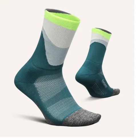 Feetures Elite Light Cushion Mini Crew Running Sock