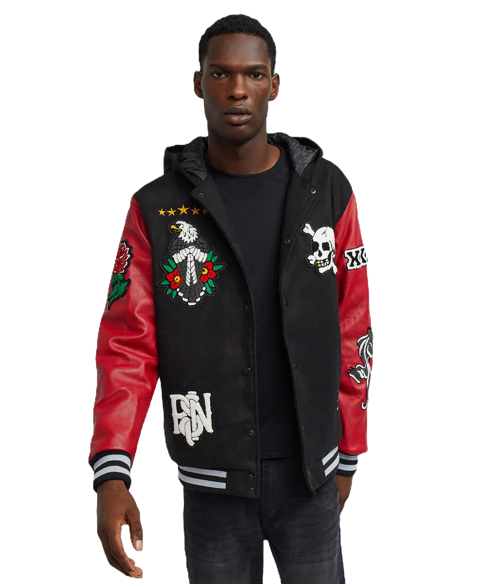 Fortune Hooded VarsityJacket