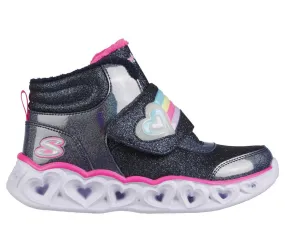 Ghete sport, fete, SKECHERS Heart Lights Brillian Rainbow, 302669L-NVPK bleumarin, textil