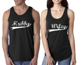 Hubby and Wifey Couple Matching Tanktops