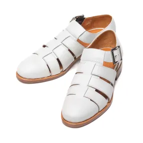 Ladies Gurkha Sandals / White 98850