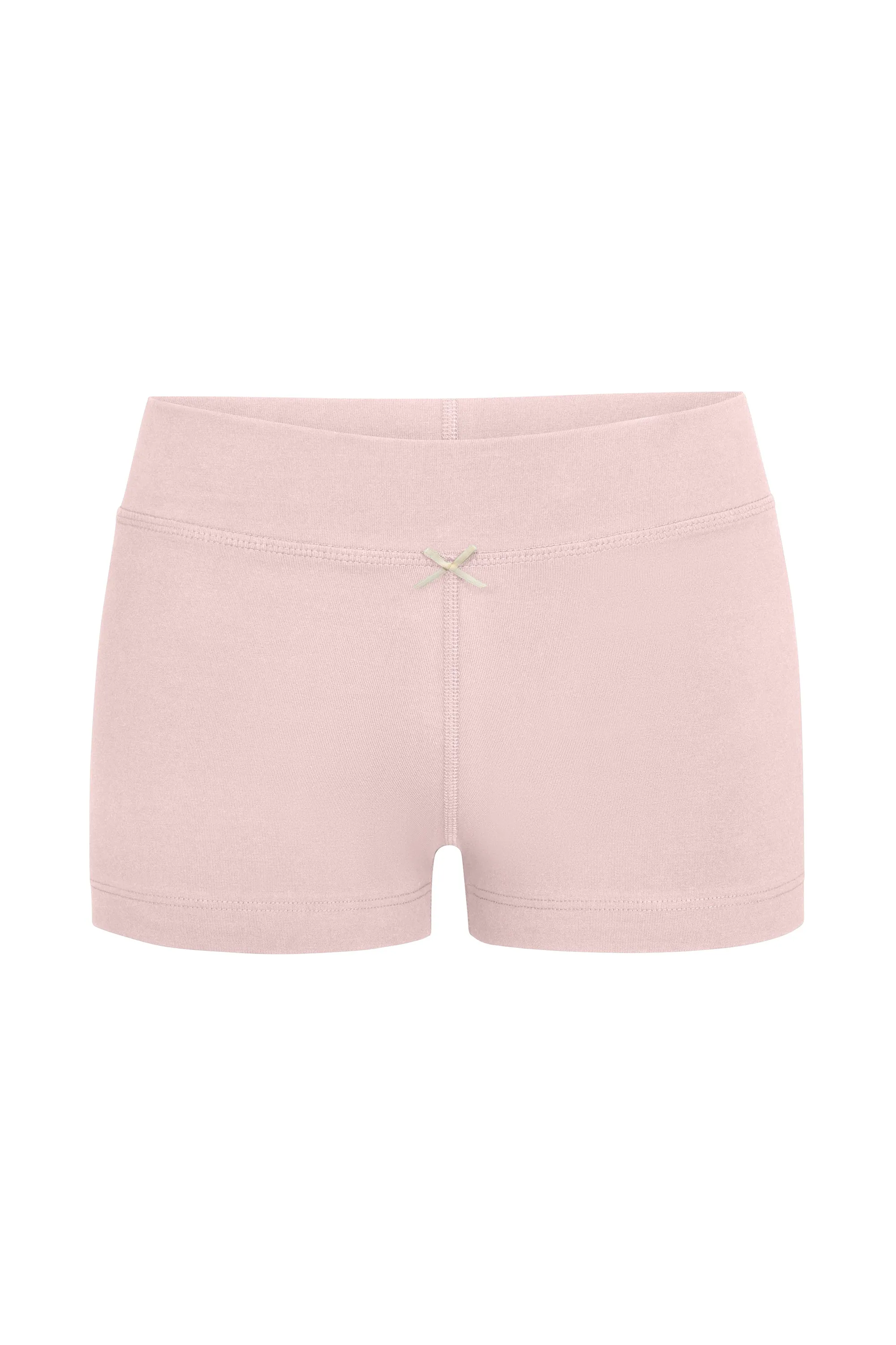 LOUNGE BIKE SHORTS IN BABY PINK