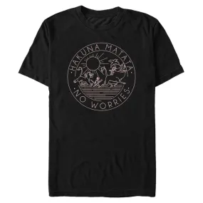 Mad Engine Disney Lion King Hakuna Line Men's T-Shirt