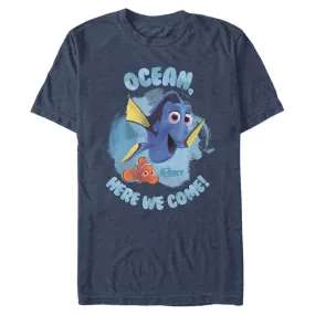 Mad Engine Disney Pixar Finding Dory Here We Come Men's T-Shirt