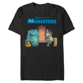 Mad Engine Disney Pixar Monsters, Inc. Door Scene Men's T-Shirt