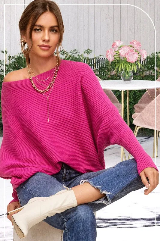 Mae Dolman Sleeve Sweater