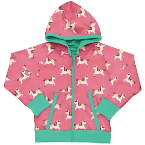 Maxomorra Unicorn Organic Cotton Reversible Zip Hoodie