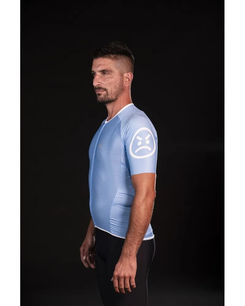 MB Wear Maglia Ultralight Jersey - Smile Azzurro Light Blue