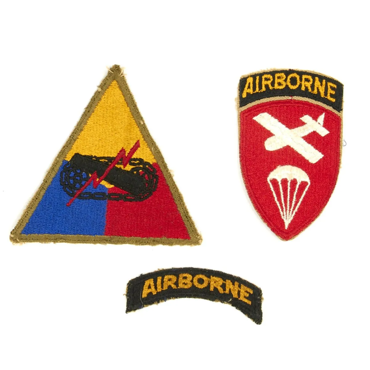 Original U.S. WWII 151st Airborne Tank Company Named Grouping