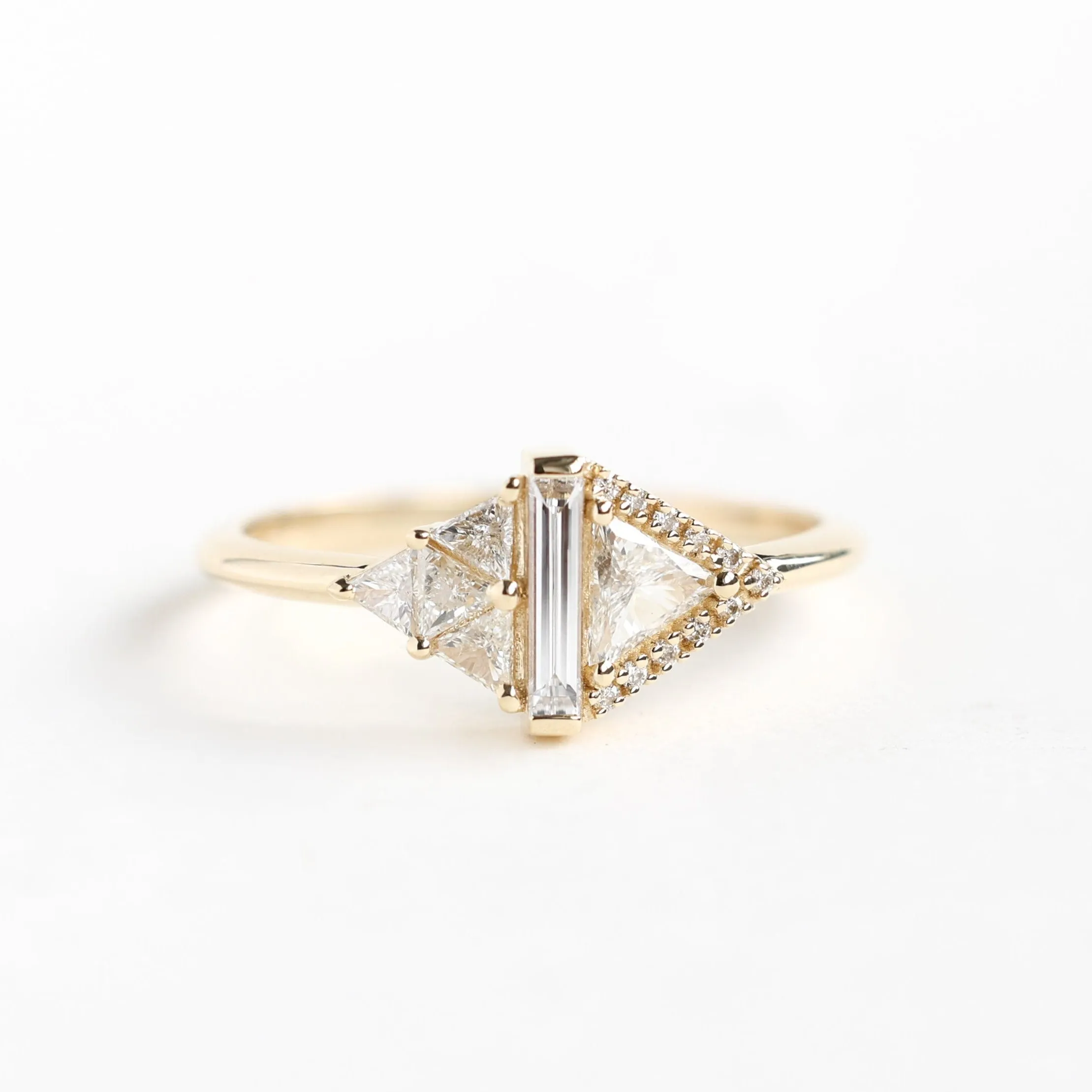 Rhombus Diamond Ring