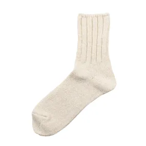 RoToTo - Low Gauge Slub Socks - Ecru