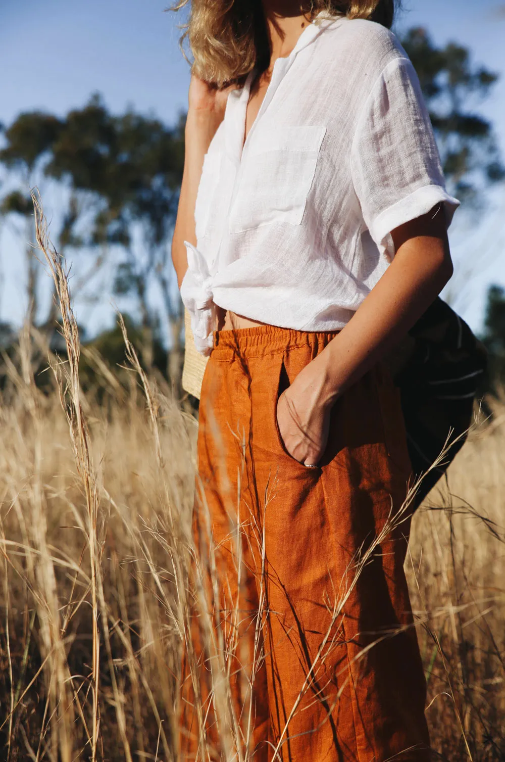 SAFARI Shirt - white linen