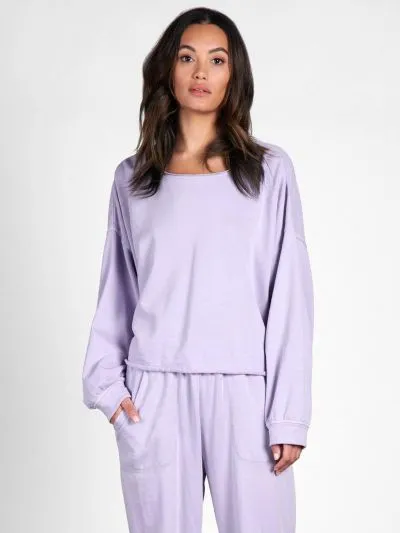 Sanctuary Women's Perfect Sweatshirt - LAVENDER FIELD