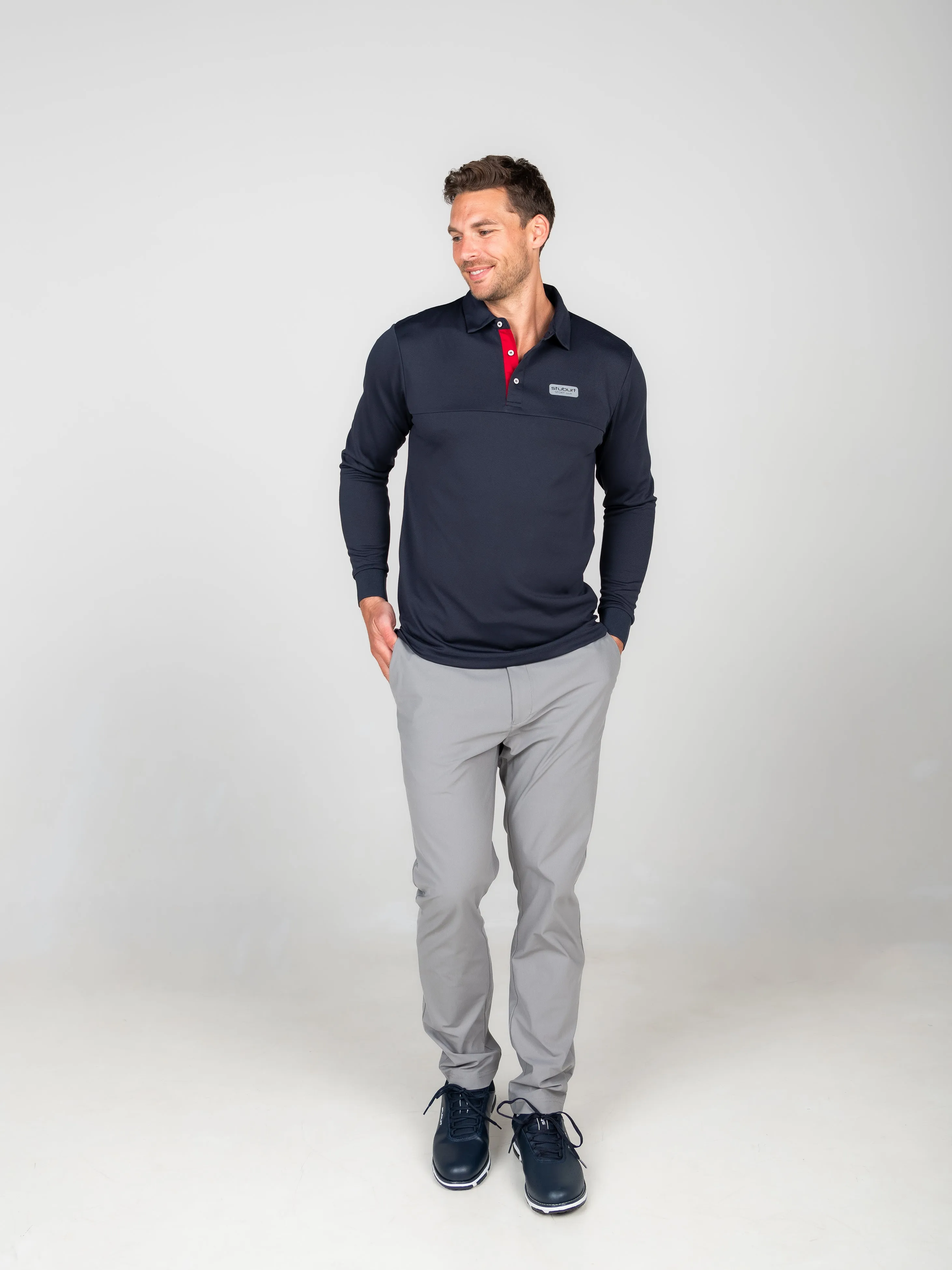 Sport-tech Long Sleeve Polo