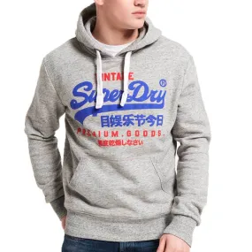 Superdry Mens Premium Goods Duo Hoodie - Urban Grit Grey