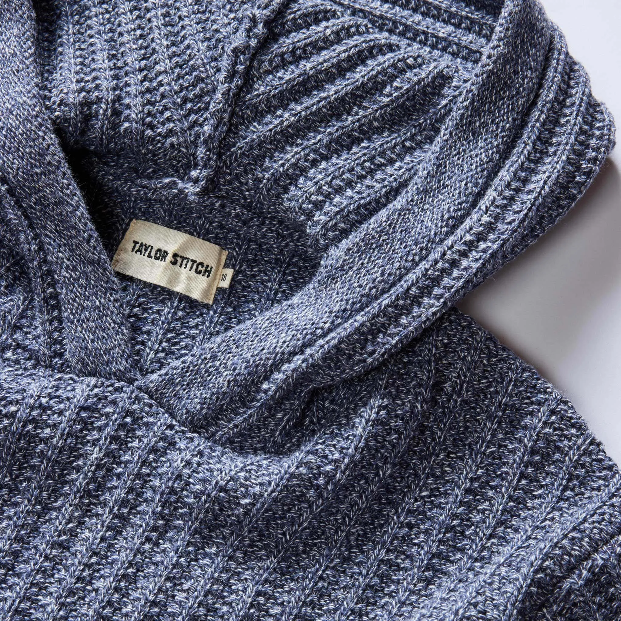 The Bryan Pullover Sweater in Blue Melange