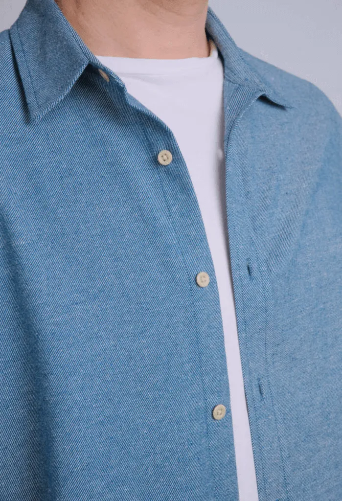 The Marc 100% Recycled Shirt | Teal