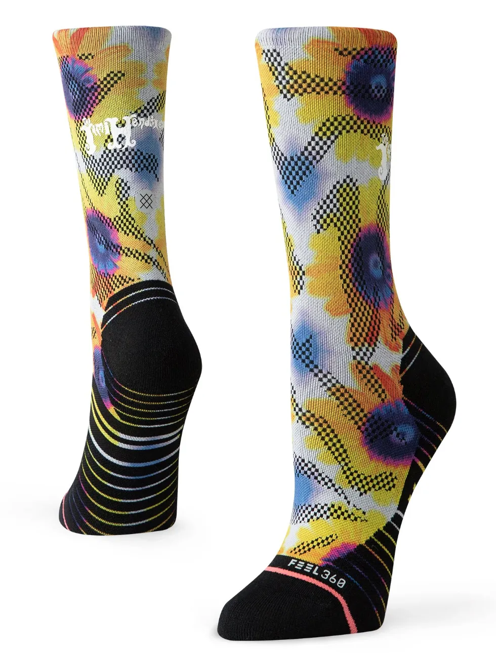 W Stance Run: 'Jimi Hendrix' Crew Sock