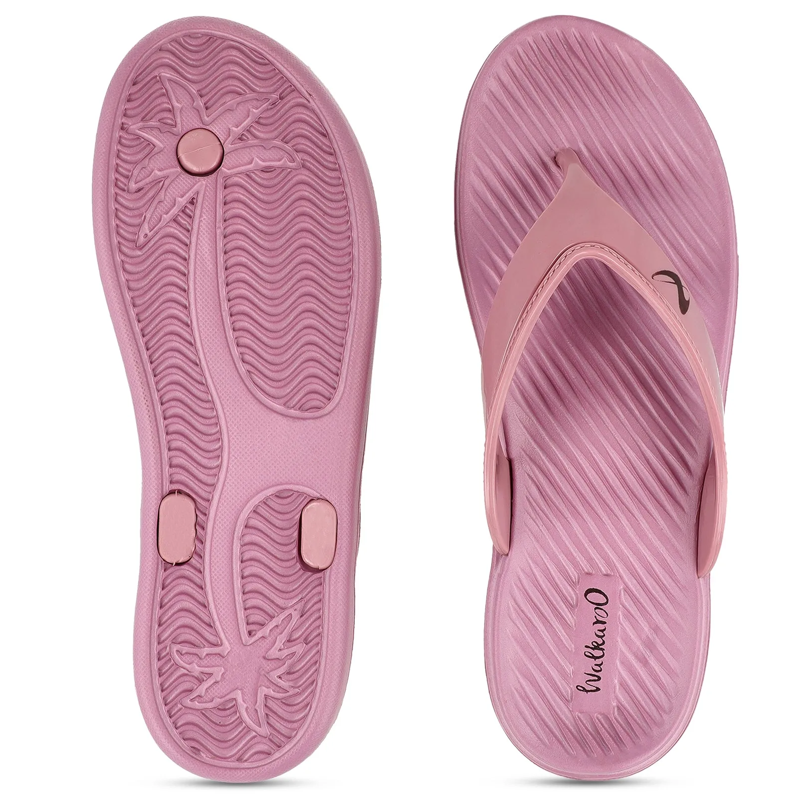 Walkaroo Womens Flip Flop  - WC4292 Pink