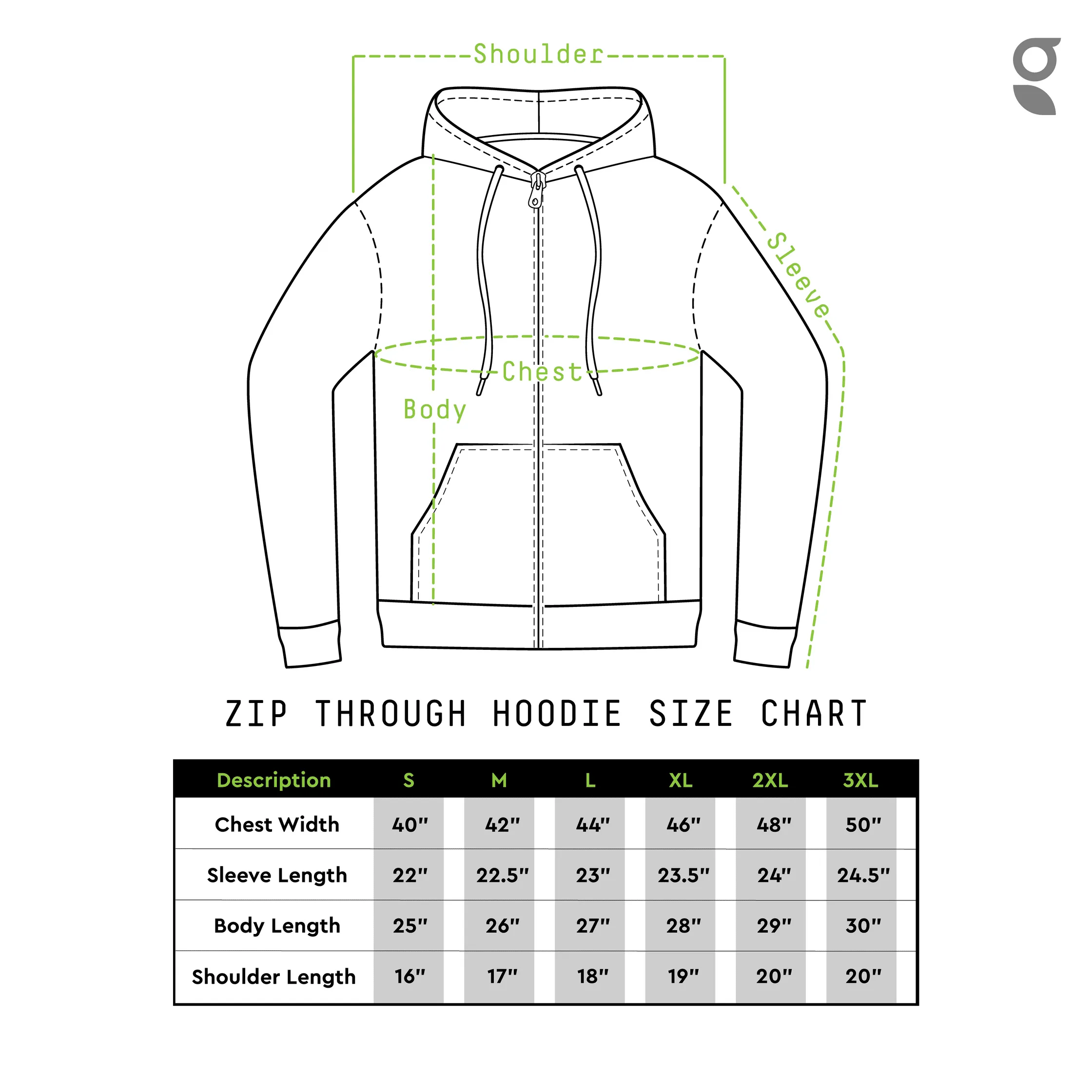 Zip-Through Hoodies  | Orange